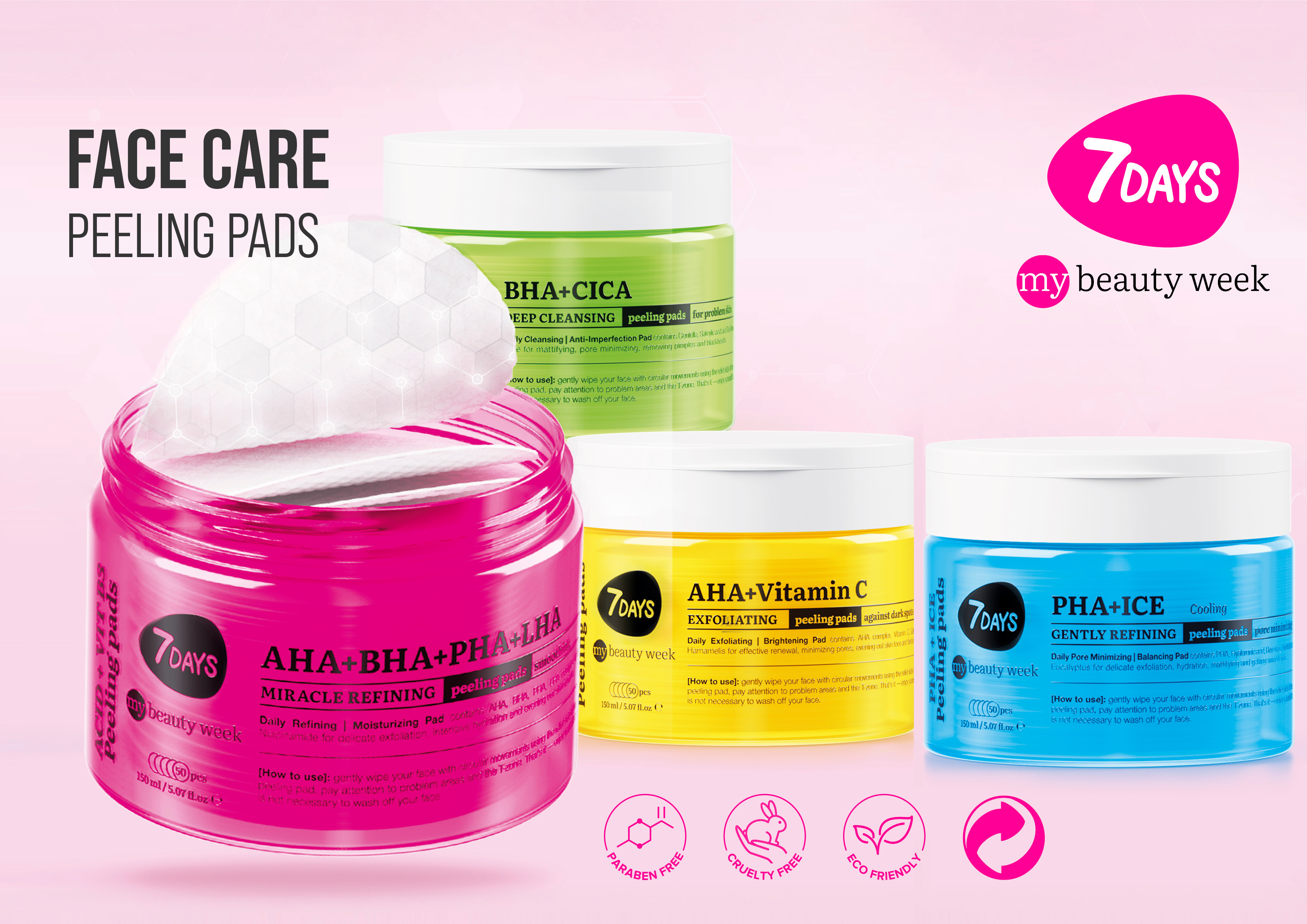 7DAYS MY BEAUTY WEEK PEELING PADS