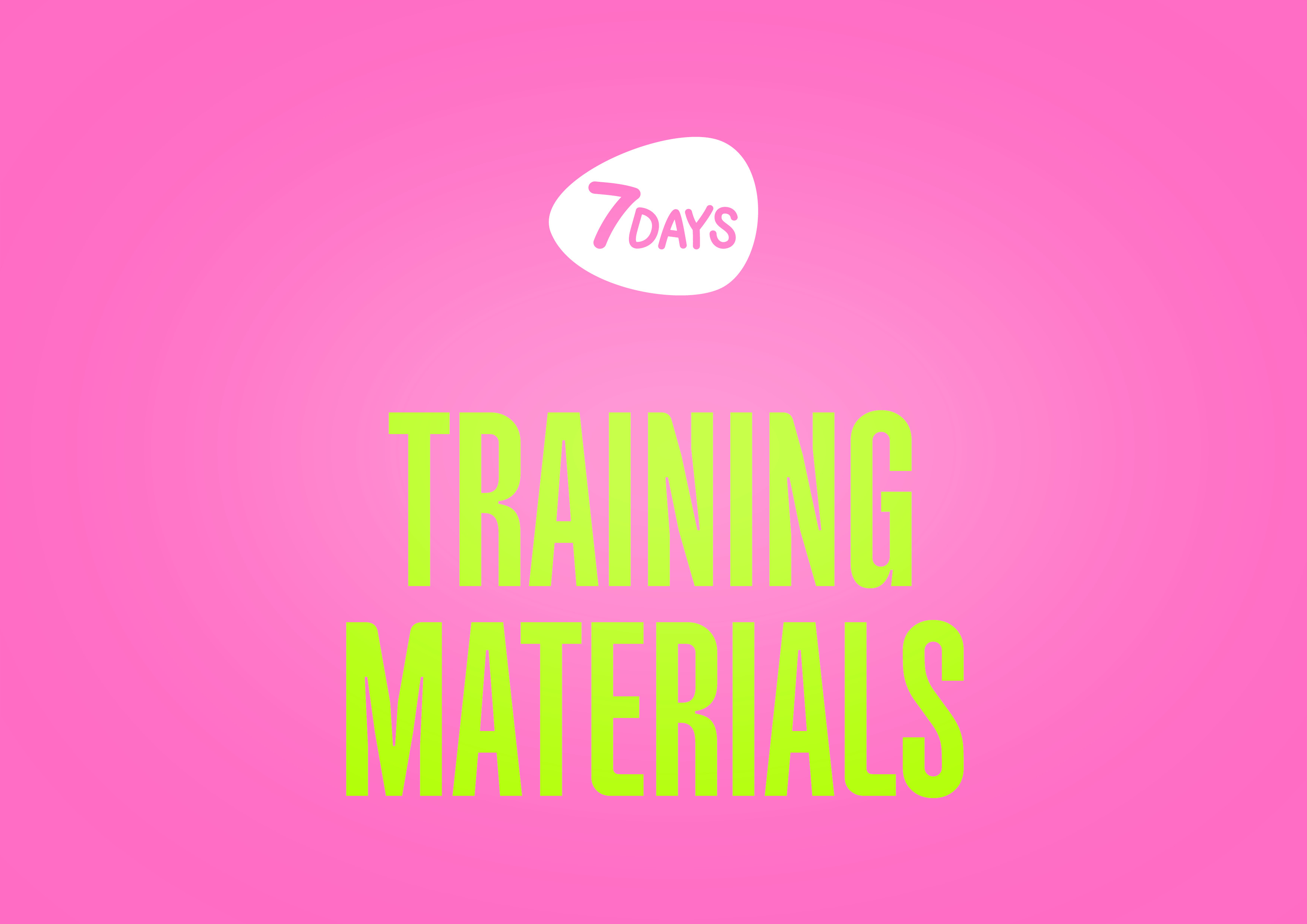 7DAYS TRANING MATERIALS MY BEAUTY WEEK