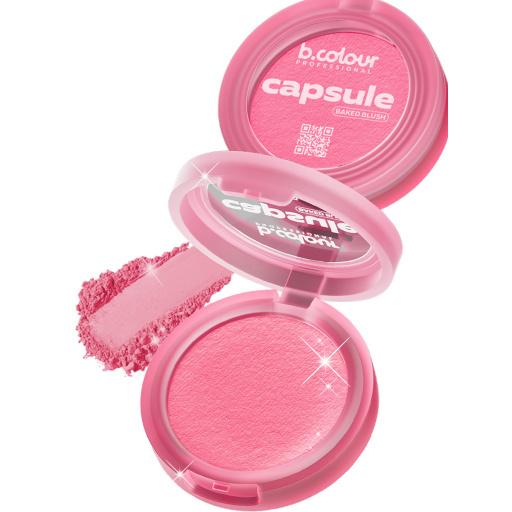Baked face blush / 03 I'm shy, B.COLOUR PROFESSIONAL CAPSULE, 2,9 g