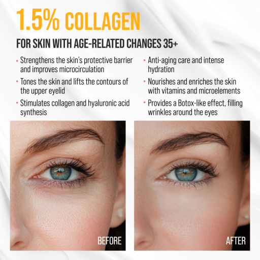 Eye cream cryo massager, firming and lifting, Collagen 18 ML