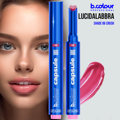 Automatic lip gloss / 06 Crush, B.COLOUR PROFESSIONAL CAPSUL, 1,2 g