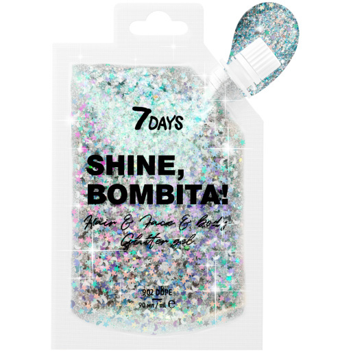 SHINE, BOMBITA! Gel-glitter for face, hair and body /902 Dope SHINE, BOMBITA! Gel-glitter for face, hair and body /902 Dope