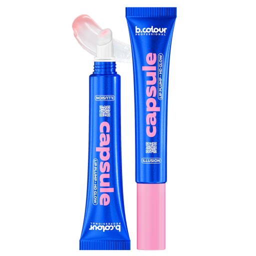 Plumping lip gloss with hyaluronic acid / Illusion, B.COLOUR PROFESSIONAL CAPSULE, 12 ml