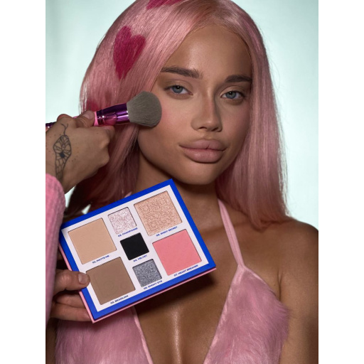 Contouring face and eyes palette / 01 Secret weapon, B.COLOUR PROFESSIONAL CAPSULE, 4*4 g , 3*1,3 g