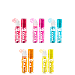 Softening lip oil, gift set GLOSSY MIX