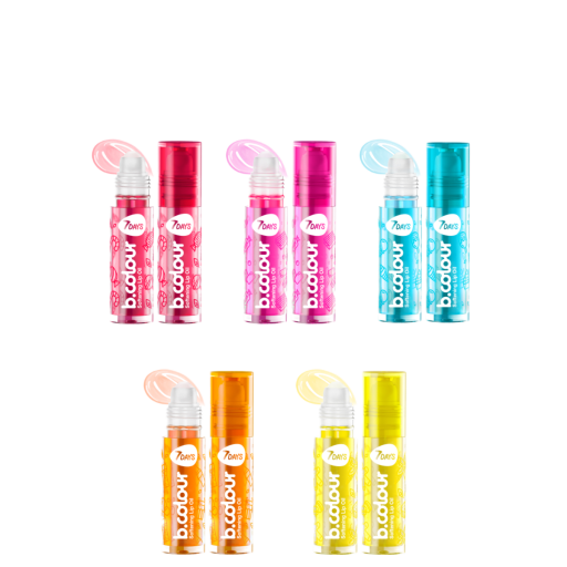 Softening lip oil, gift set GLOSSY MIX