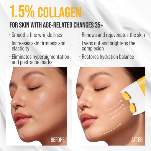 Face cream 3D massager, firming and lifting, Collagen 80 ML