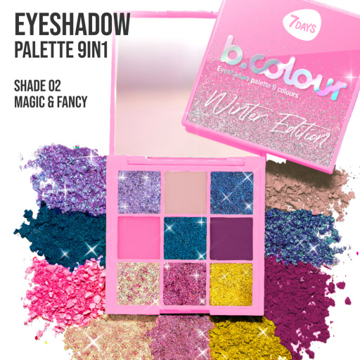 Eyeshadow palette 9 colours 02 Magic&fancy