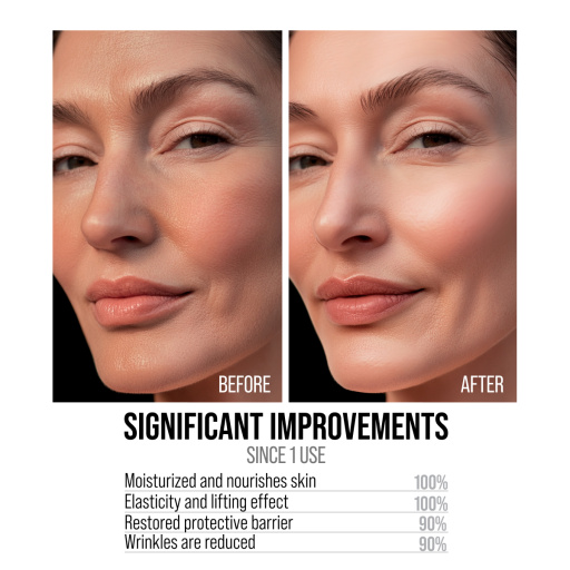 Nourishing oil face serum GREEN POWER Vitamin E