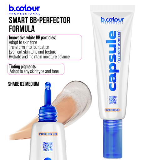 Anti-imperfection BB cream 5in1 / 02 Medium, B.COLOUR PROFESSIONAL CAPSULE, 35 ml