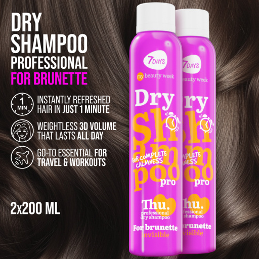 Dry Shampoo for brunettes INVISIBLE set of 2