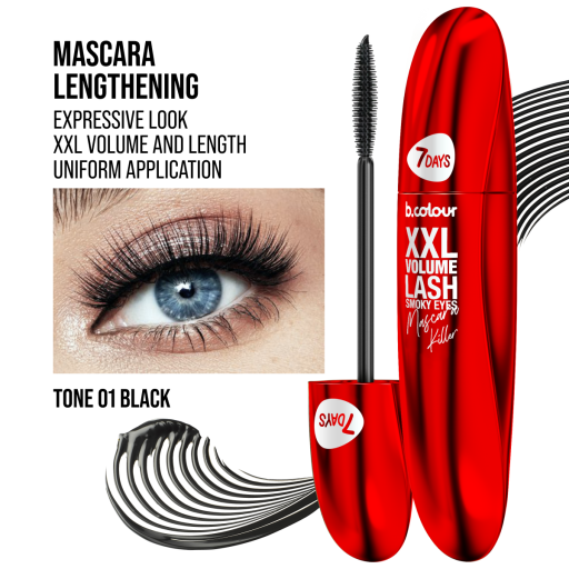 Smoky eye lash mascara Push UP / 01 Black