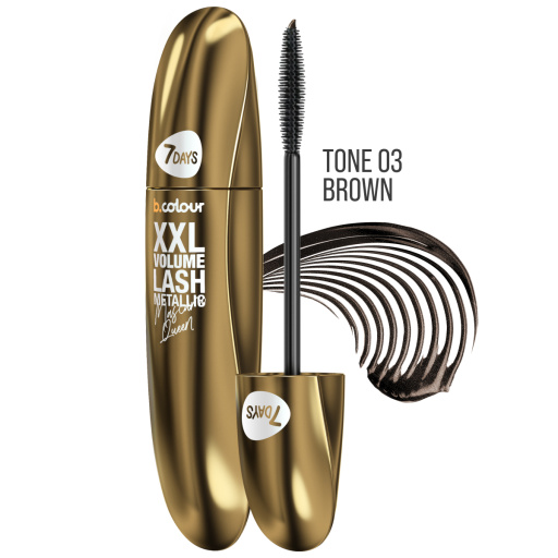 Metallic mascara 03 / BROWN
