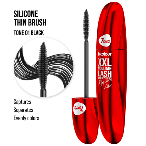 Smoky eye lash mascara Push UP / 01 Black