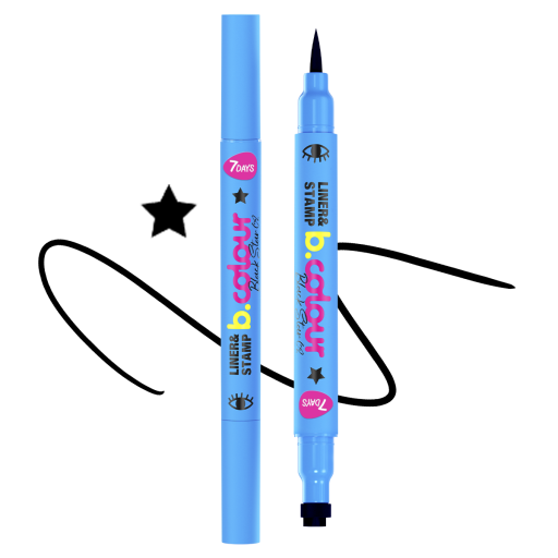 Black liner & stamp / 02 BLACK STAR