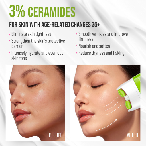 Face cream 3D massager, moisturizing and barrier repairing, Ceramide 40 ML