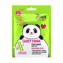 Animal fabric face mask SWEET PANDA