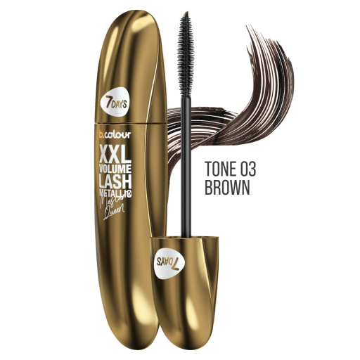 Metallic mascara 03 / BROWN