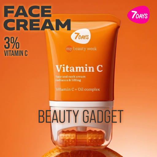 Face cream  3D massager, radiance and lifting, Vitamin C 80 ML