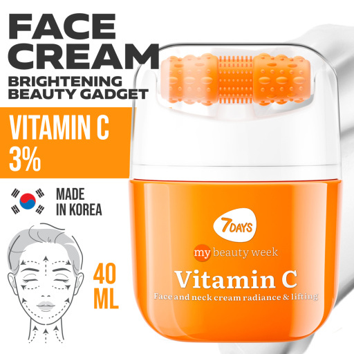 Face cream  3D massager, radiance and lifting, Vitamin C 40 ML