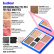 Contouring face and eyes palette / 02 Super power, B.COLOUR PROFESSIONAL CAPSULE, 4*4 g , 3*1,3 g