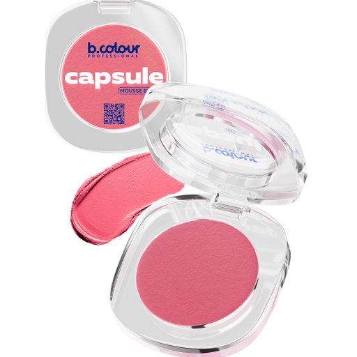 Mousse face blush / 03 Pink galaxy, B.COLOUR PROFESSIONAL CAPSULE, 3 g