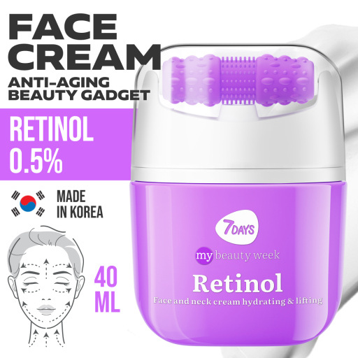Face cream 3D massager, anti-age and lifting, Retinol & Hyaluronic Acid 40 ML