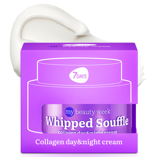 Face cream, moisturizing and lifting, Collagen, WHIPPED SOUFFLE
