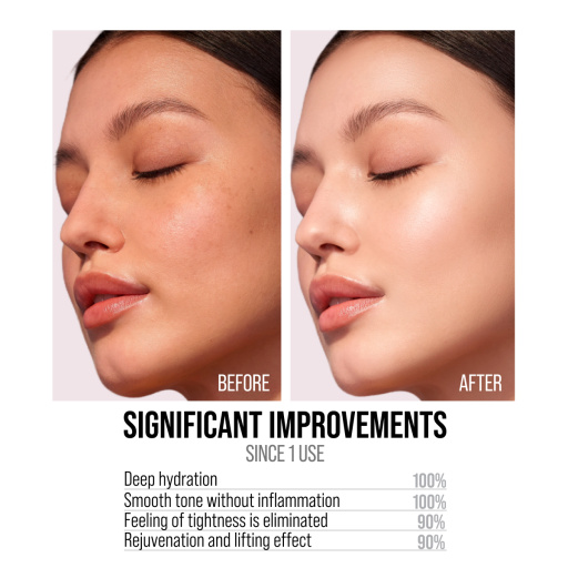 Revitalizing face serum MILKY BOOST Squalane