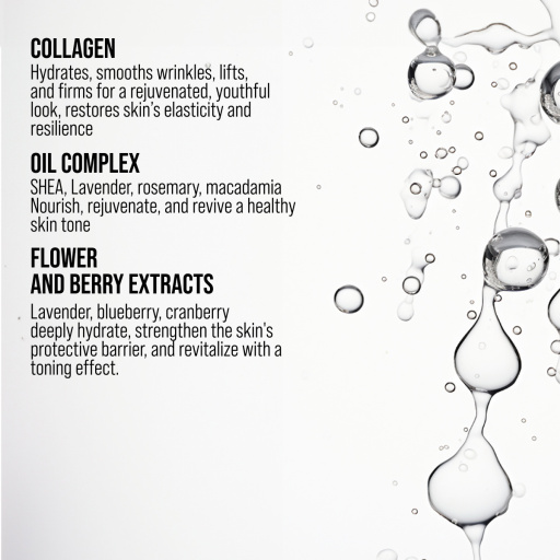 Face cream, moisturizing and lifting, Collagen, WHIPPED SOUFFLE