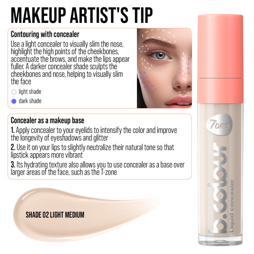 Liquid concealer 02 LIGHT MEDIUM