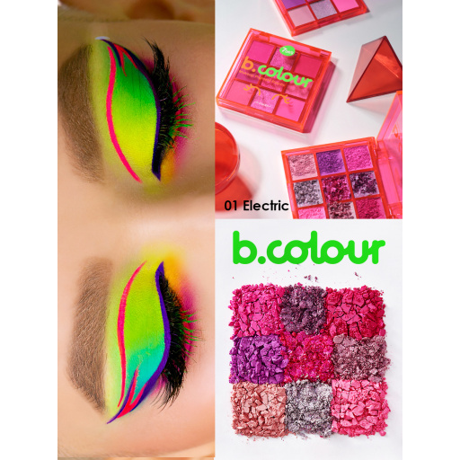 Eyeshadow Pigment palette / 01 ELECTRIC