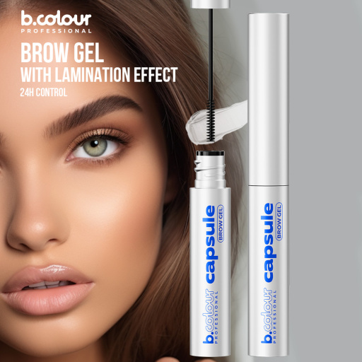  Brow gel with lamination effect / 24h Control,  B.COLOUR PROFESSIONAL CAPSULE, 4,2 ml