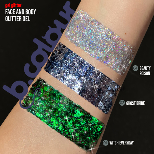 Face&body glitter gel mini 03 Ghost bride