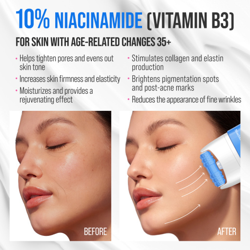 Face cream 3D massager, anti-age and depigmentation, Niacinamide 80 ML