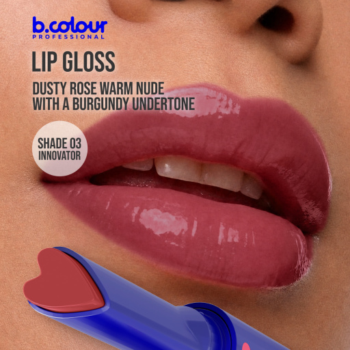 Automatic lip gloss / 03 Innovator, B.COLOUR PROFESSIONAL CAPSULE, 1,2 g