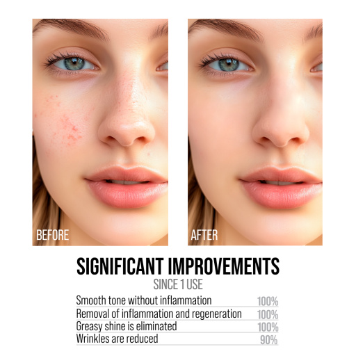 Exfoliating face serum AHA+BHA peeling