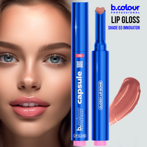 Automatic lip gloss / 03 Innovator, B.COLOUR PROFESSIONAL CAPSULE, 1,2 g