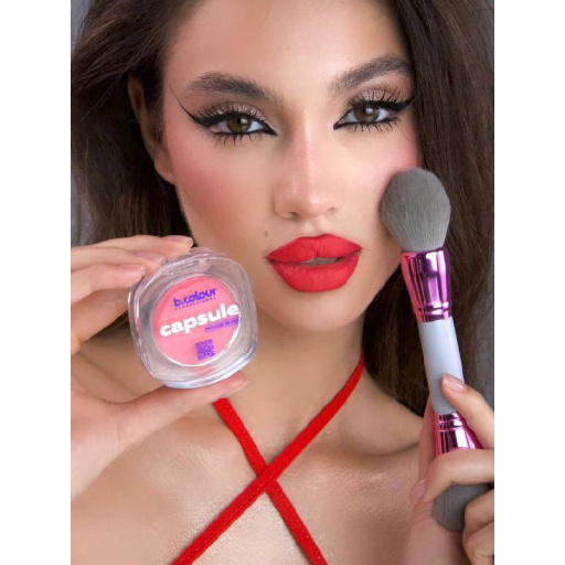 Mousse face blush / 01 Ice rose, B.COLOUR PROFESSIONAL CAPSULE, 3 g