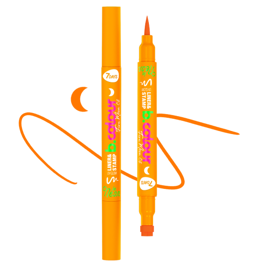 Liner & stamp UVglow / 03 FIRE MOON