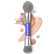 Makeup brush for face / 01 Blue B.COLOUR PROFESSIONAL CAPSULE 