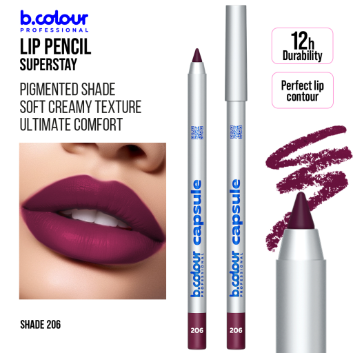SuperStay lip pencil / 206, B.COLOUR PROFESSIONAL CAPSULE, 1,3 g