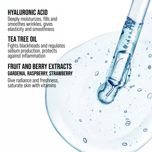 Face cream & mask, moisturizing and even tone, Hyaluronic acid, AQUA INFUSION