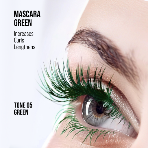 Metallic mascara 05 GREEN