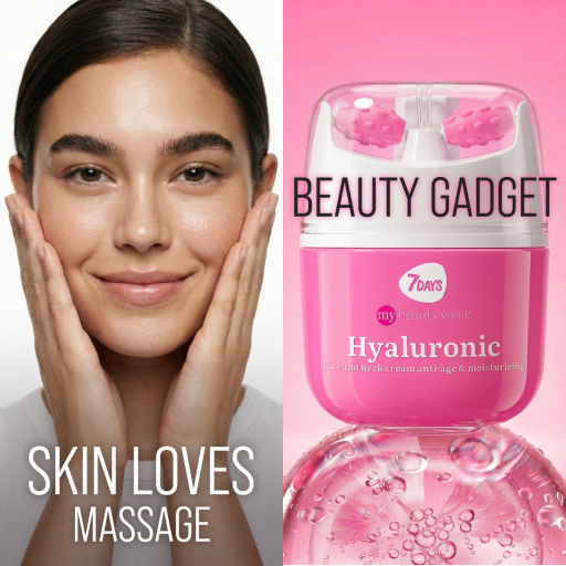 Face cream 3D massager, anti-age and moisturizing, Hyaluronic 40 ML
