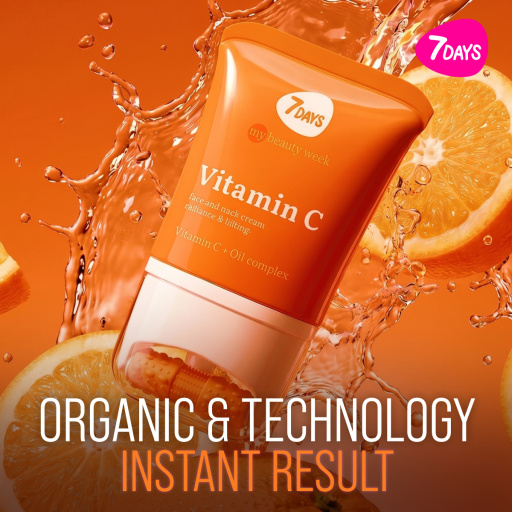 Face cream  3D massager, radiance and lifting, Vitamin C 80 ML