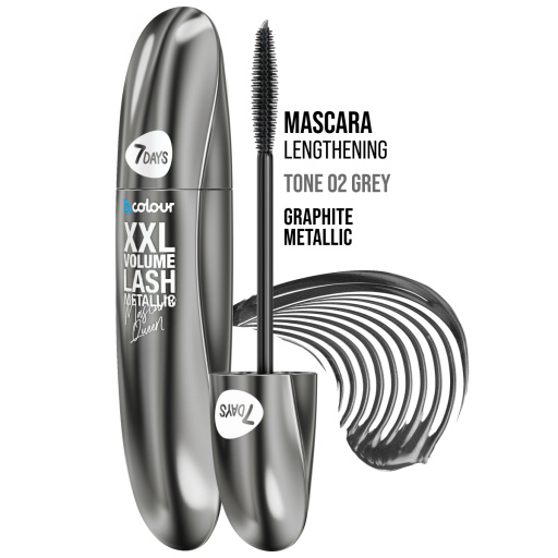 Metallic mascara 02 / Grey
