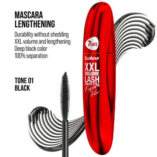 Smoky eye lash mascara Push UP / 01 Black