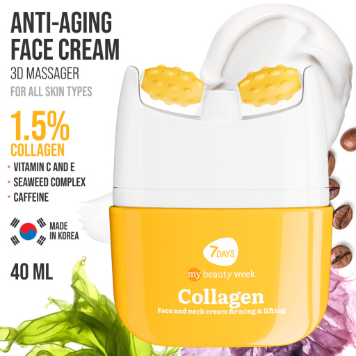 Face cream 3D massager, firming and lifting, Collagen 40 ML