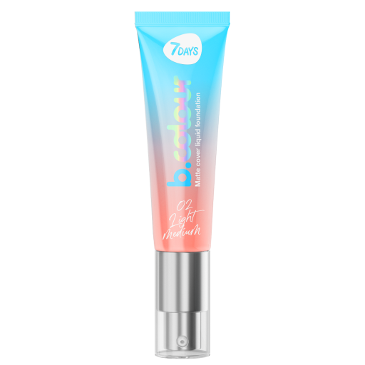 Matte cover liquid foundation 02 LIGHT MEDIUM